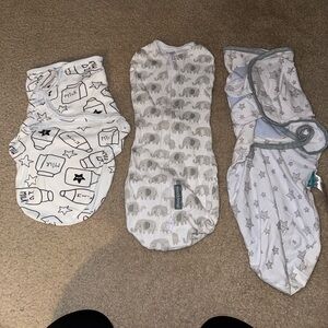 Set of 3 swaddles